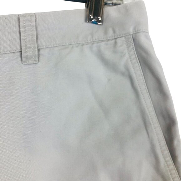 Columbia Mens Casual Khaki Cargo Shorts Sz 36/18 Cotton Active Outdoor Beige - Picture 4 of 9